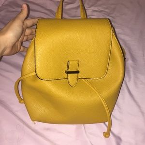 Mustard Yellow Backpack
